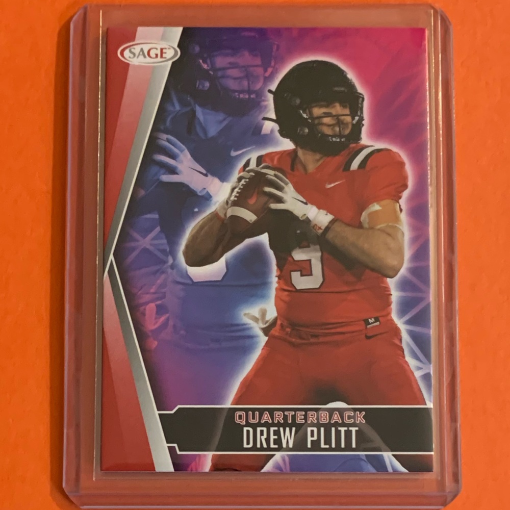 Drew Plitt #156 2022 Sage Hit Football Trading Card